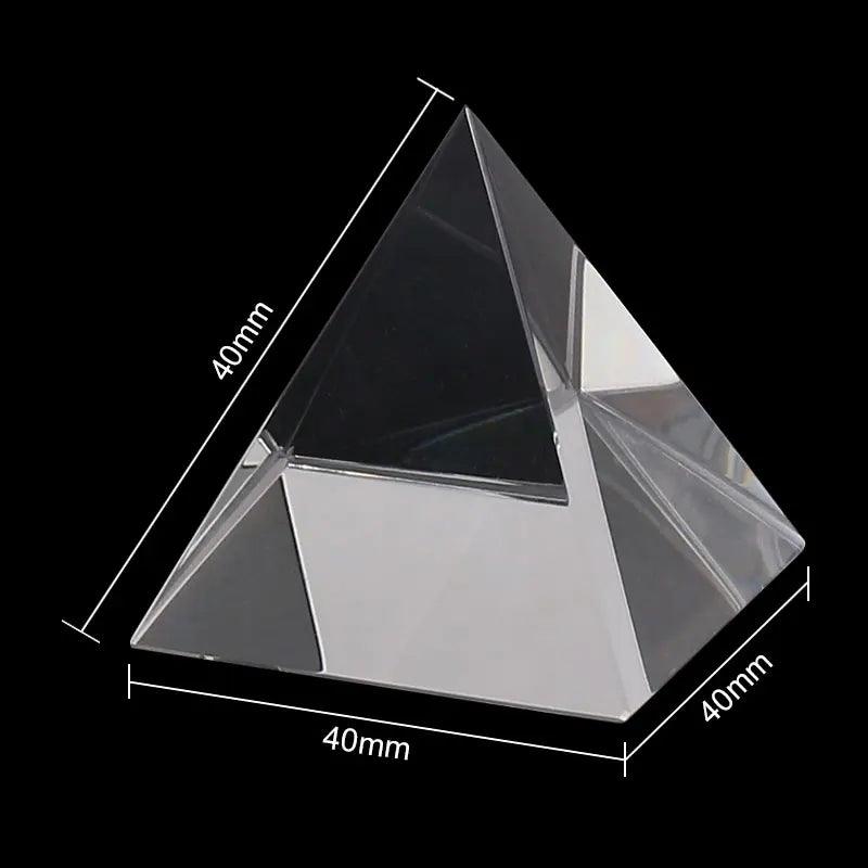 Prisma Optical Glass Crystal Pyramid