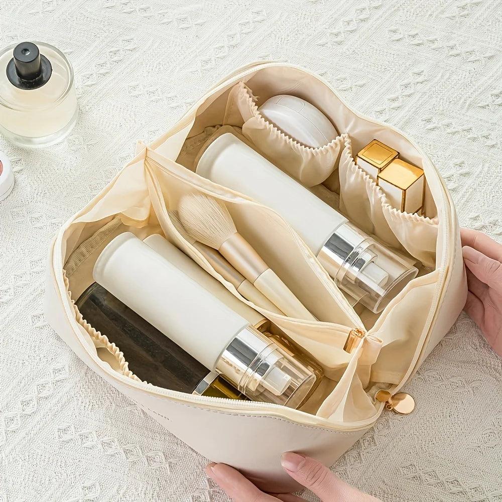 Organisateur de maquillage – Trousse de toilette pour dames – Sac de rangement cosmétique de luxe pour voyages