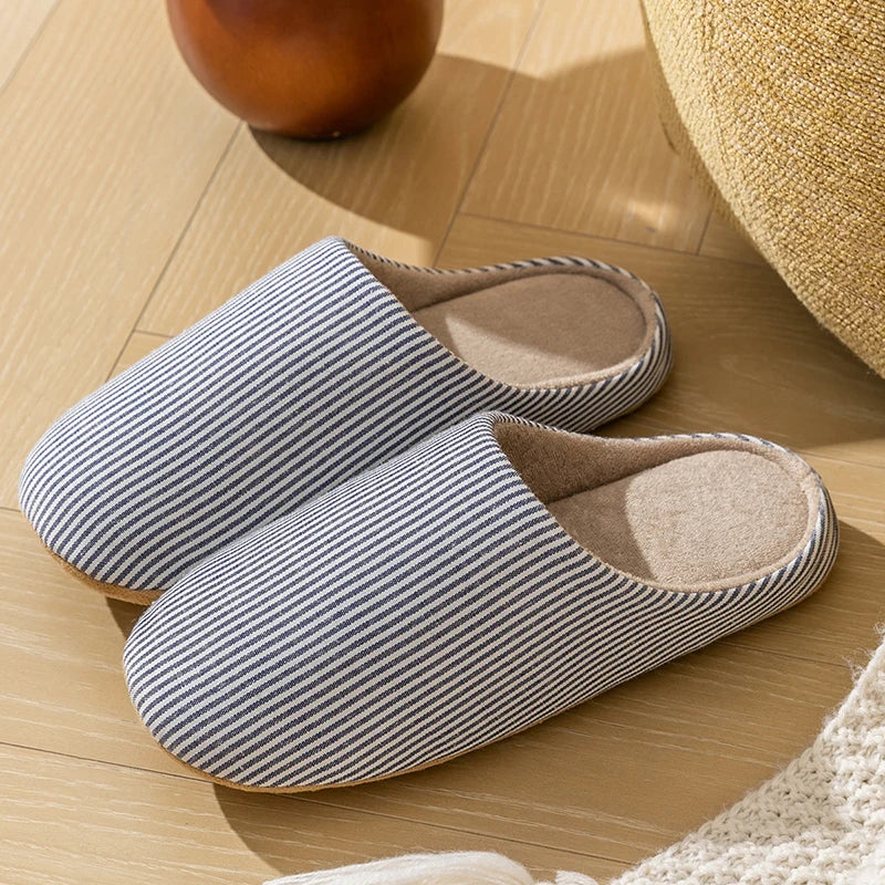 Pantofole da interno unisex a righe