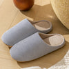 Unisex Striped Indoor Slippers
