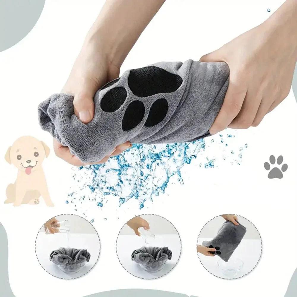 Super Soft Microfiber Pet Towel – Quick-Drying & Absorbent