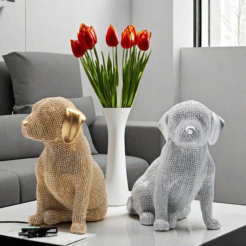Statue de chien Kralenhars
