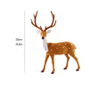 Cartoon Elk Plush Christmas Ornament