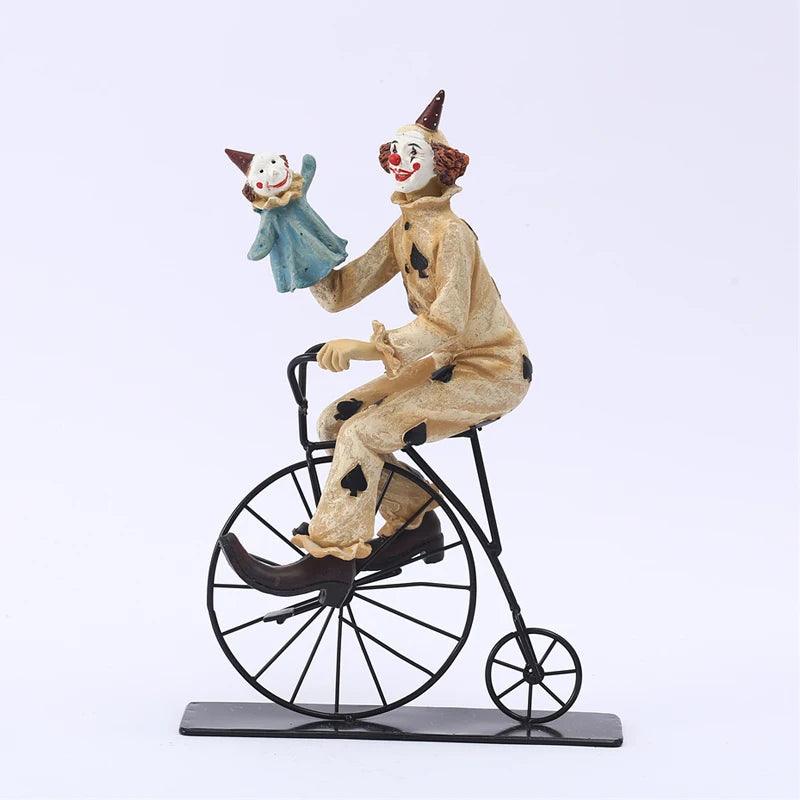 Circus Clown Figurine Buffoon Figure