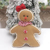 Kerst Nieuwjaar Decoratie voor Thuis – Pluche Pop Gemberbrood Man Kerstboom Hang Ornament – Binnen Hanger Kind Cadeau Decor 2024