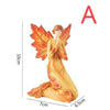 Knielende Herfst Engel Hars Ornament