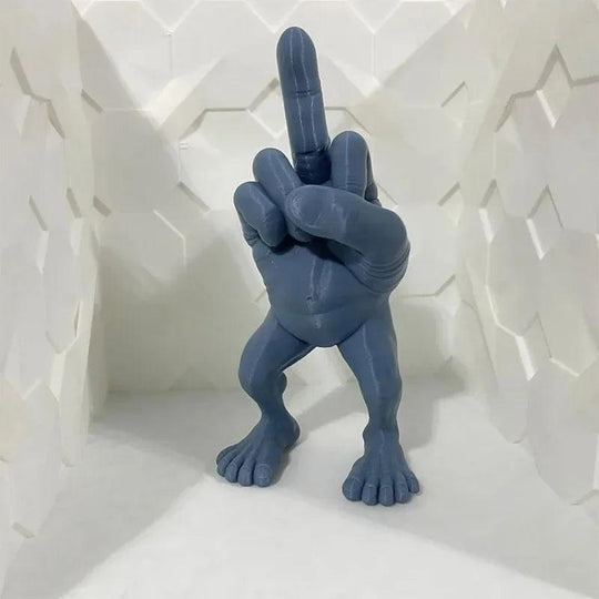 3D Printed Middle Finger Funny Gift - Desk Decoration Office Ornament