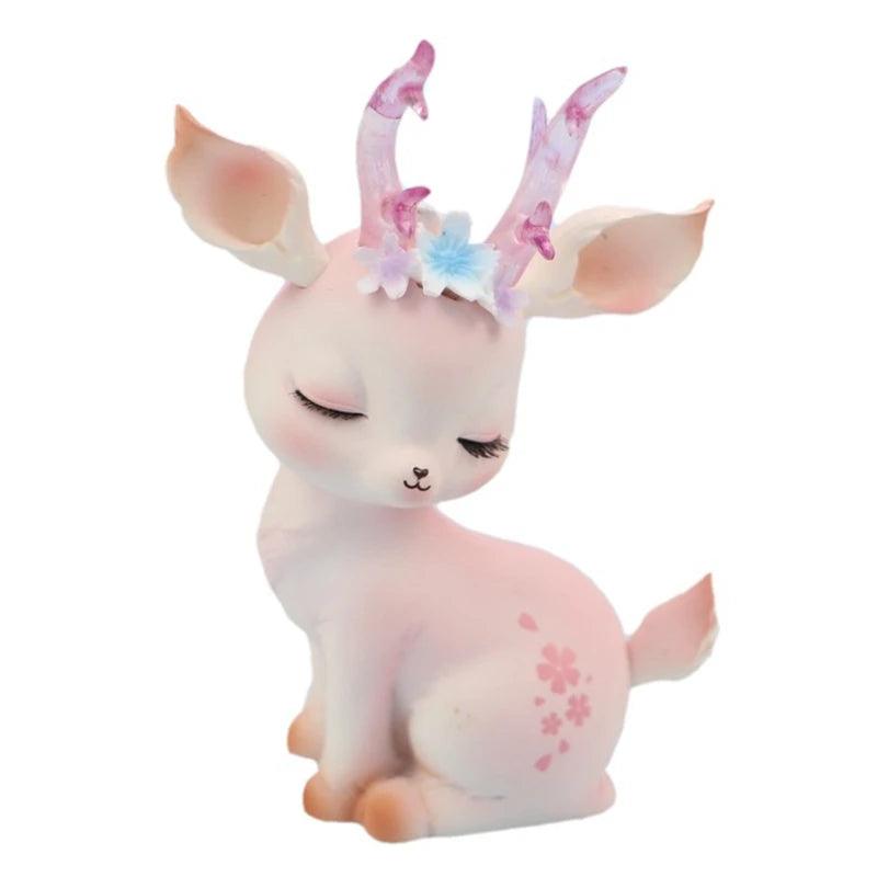 Pink Calf Resin Bobblehead