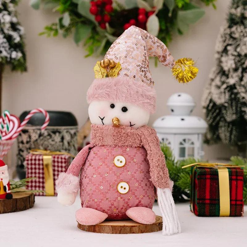 Pink Christmas Telescopic Dolls