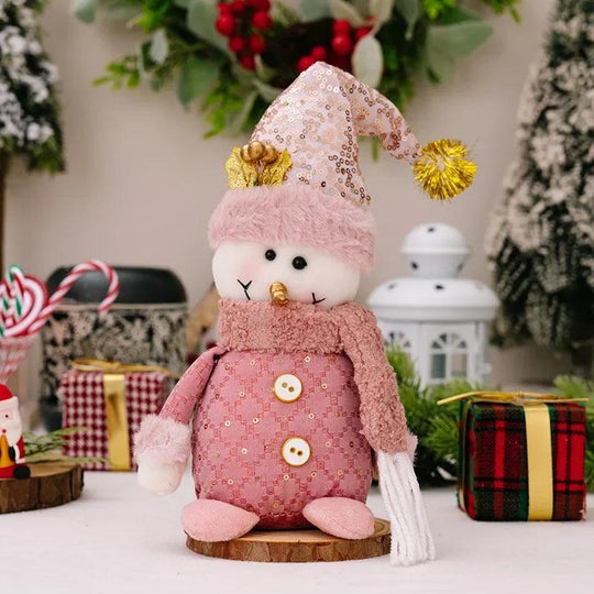 Pink Christmas Telescopic Dolls
