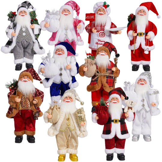 Pupazzo di Babbo Natale Decorazione Albero di Natale