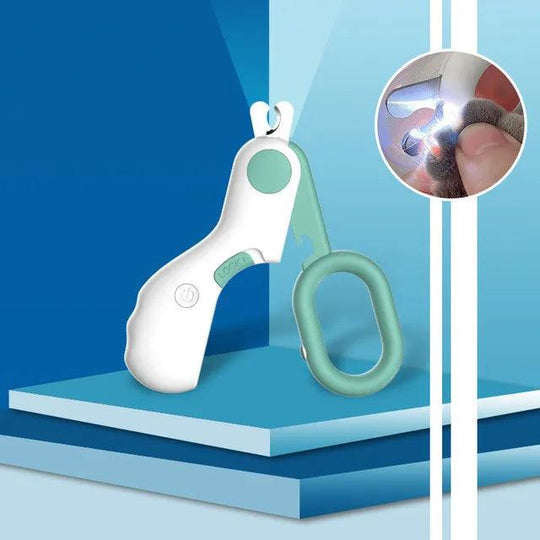 Coupe-ongles professionnel pour animaux de compagnie avec lumière LED – Idéal pour chats et petits chiens