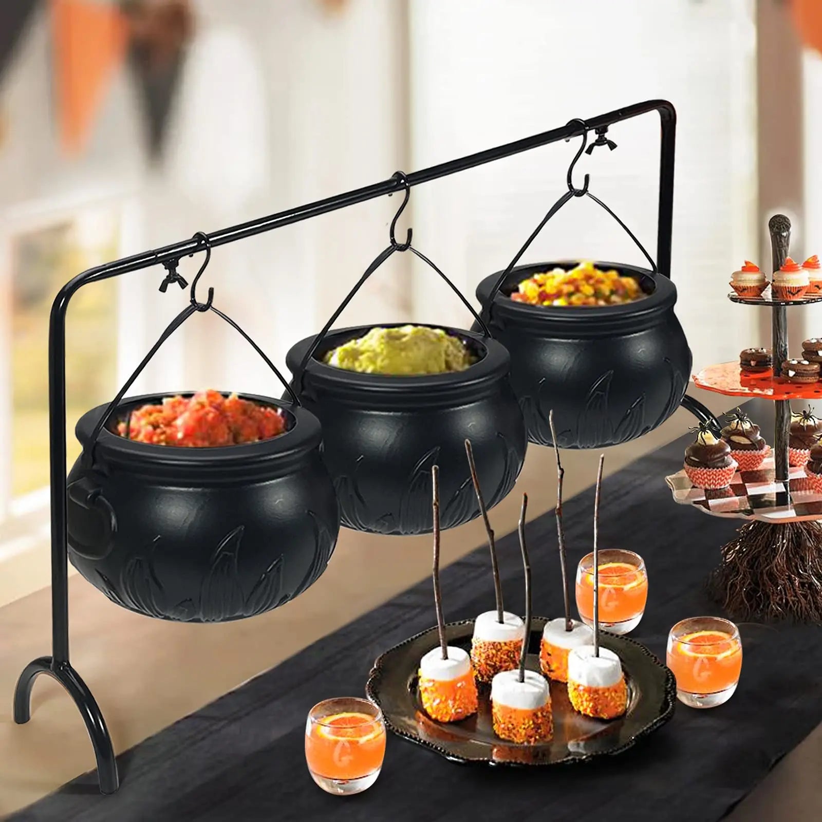 Halloween Heksenketel Schaaltjes | Set van 3