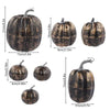 7PCS Faux Pompoenen Herfstdecoratie