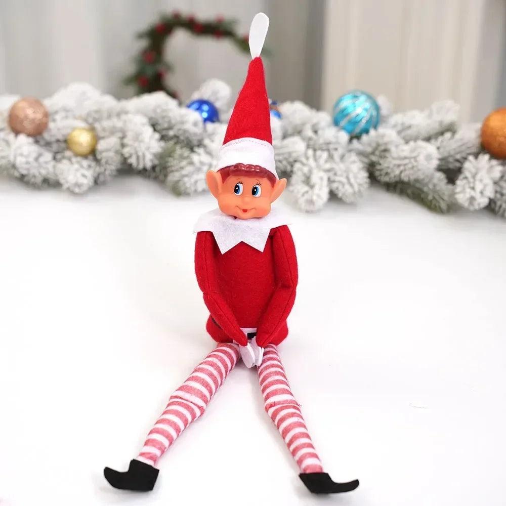 Kerst Elf Doll - Nieuwjaarsgeschenken Doll Set 2025 Kerst Pop Accessoires Desk Home Party Ornamenten