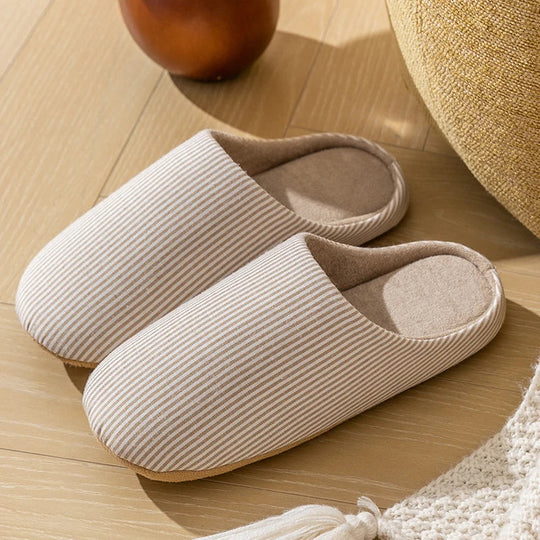 Pantofole da interno unisex a righe