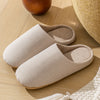 Unisex Striped Indoor Slippers
