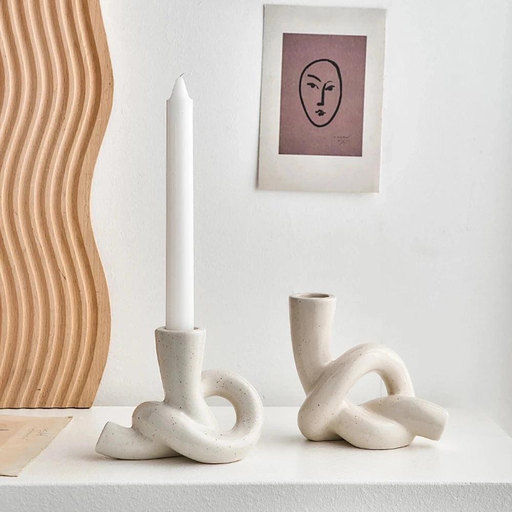 Decorative table candle holders for home & Christmas decoration