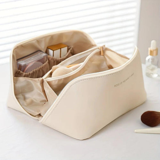 Organisateur de maquillage – Trousse de toilette pour dames – Sac de rangement cosmétique de luxe pour voyages