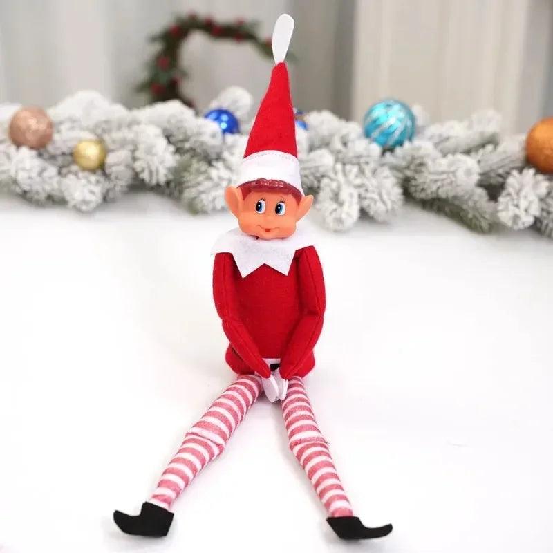 Kerst Elf Doll - Nieuwjaarsgeschenken Doll Set 2025 Kerst Pop Accessoires Desk Home Party Ornamenten