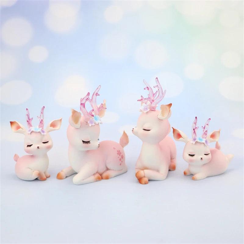 Pink Calf Resin Bobblehead