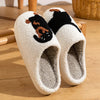 Unisex Slippers with Dog Pattern | Plush