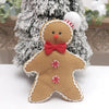 Kerst Nieuwjaar Decoratie voor Thuis – Pluche Pop Gemberbrood Man Kerstboom Hang Ornament – Binnen Hanger Kind Cadeau Decor 2024