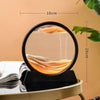 3D Hourglass Quicksand Movable Sand Artwork Round Glass Deep Sea Sand Painting – Flowing Painting for Office and Home