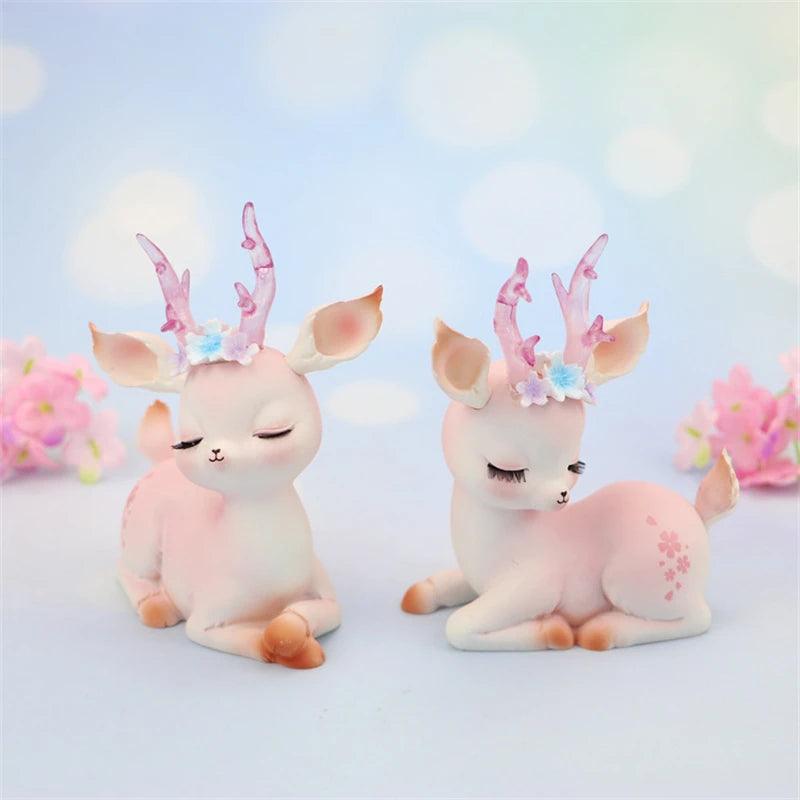 Pink Calf Resin Bobblehead