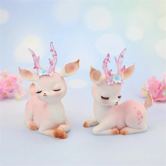 Pink Calf Resin Bobblehead