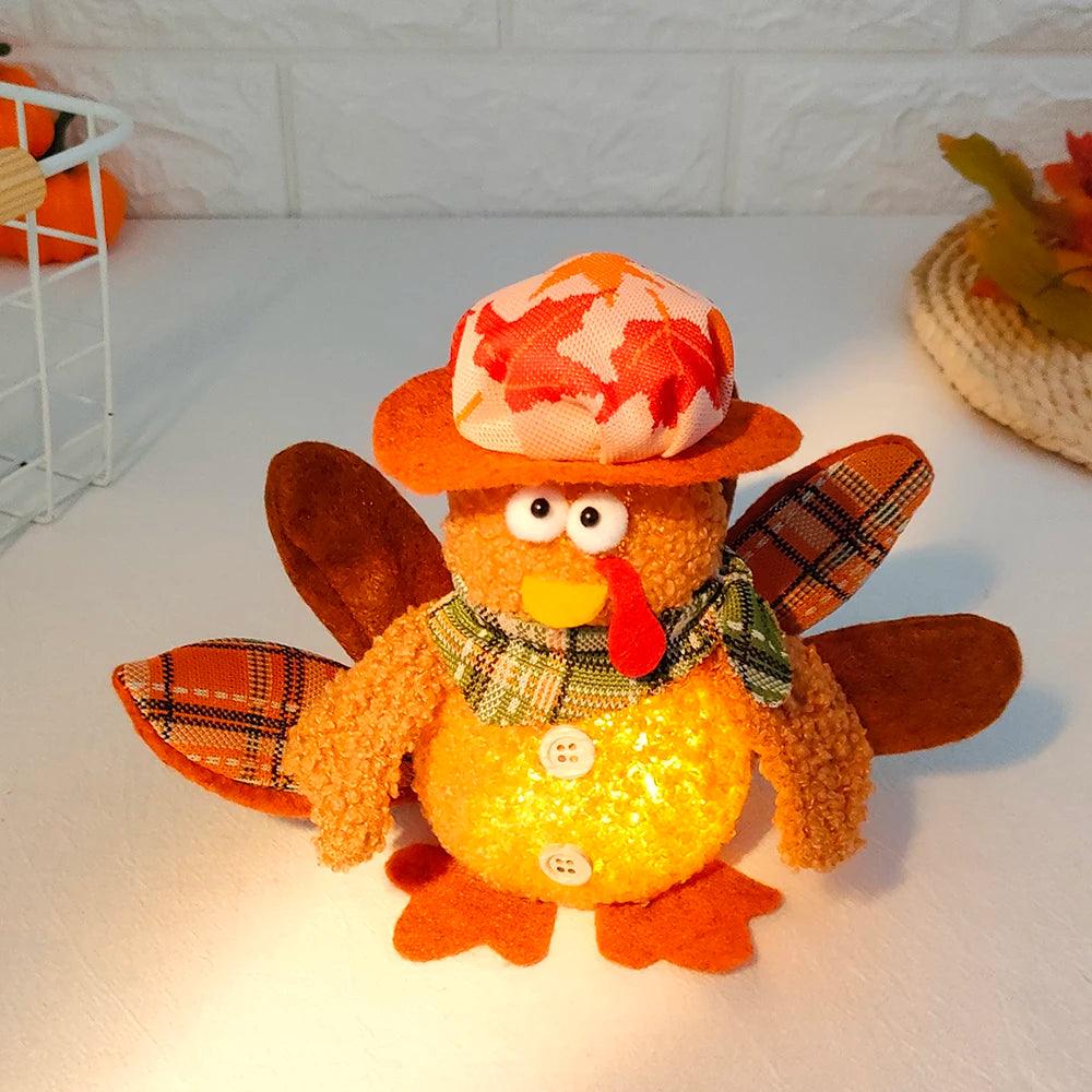 Raccolto Autunnale Peluche Tacchino Gnomo
