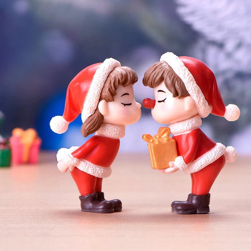 Cute Christmas couple doll