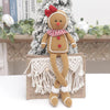 Kerst Nieuwjaar Decoratie voor Thuis – Pluche Pop Gemberbrood Man Kerstboom Hang Ornament – Binnen Hanger Kind Cadeau Decor 2024