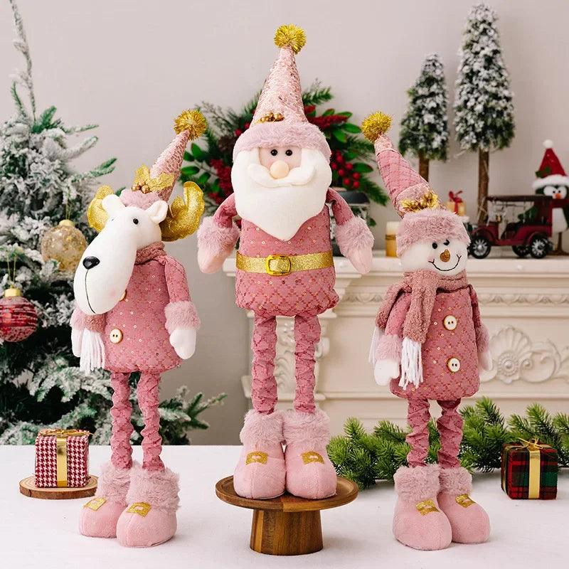 Pink Christmas Telescopic Dolls