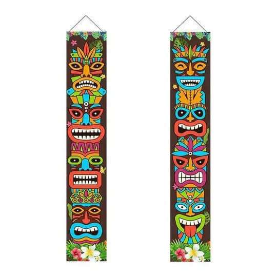 Bannière de fête Tiki