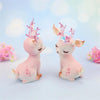 Pink Calf Resin Bobblehead