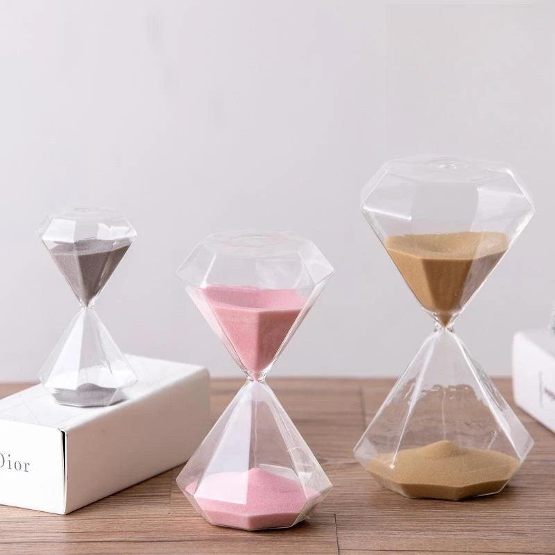 Timer clessidra diamante da 5 minuti