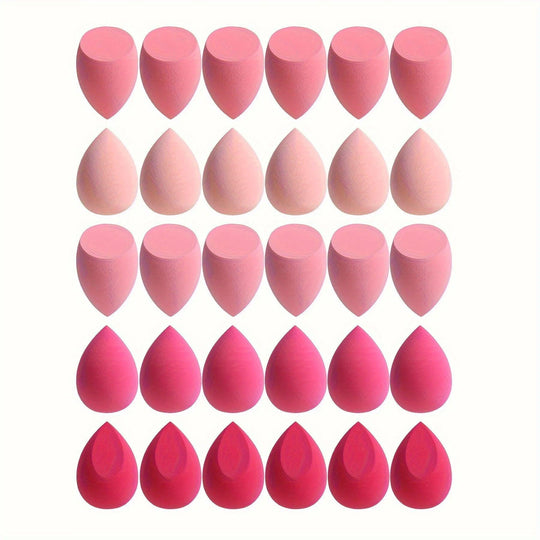 Set di 7 pezzi/18 pezzi di spugne per trucco – Puff doppio uso per applicazione di polvere, BB cream e liquido