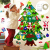 DIY Felt Christmas Tree - Christmas Decoration for Home 2022 Santa Xmas Kids Gifts