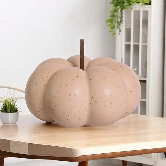 Mini zucche in ceramica - Artigianato decorativo per soggiorno e decorazioni autunnali da giardino