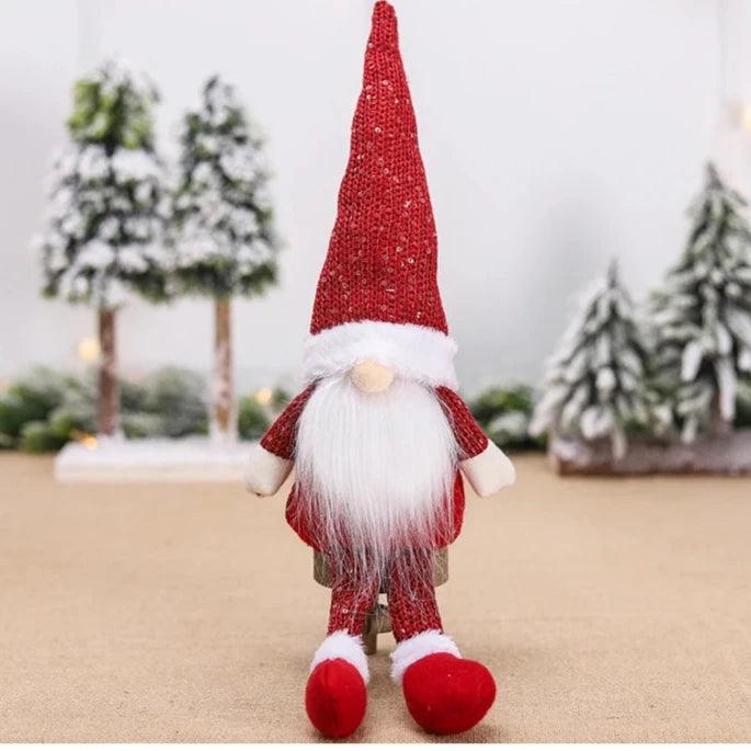 Gnome Christmas faceless doll - Cheerful Christmas decoration for home 2024 Christmas ornament