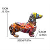 Colorful French Bulldog Wax Figurine - Pet Dog DIY Graffiti Craft & Desk Decoration