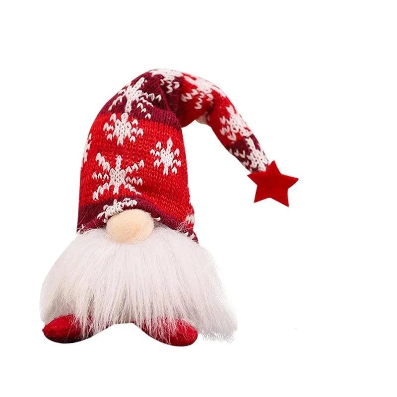 Kerst gnomo luminoso senza volto