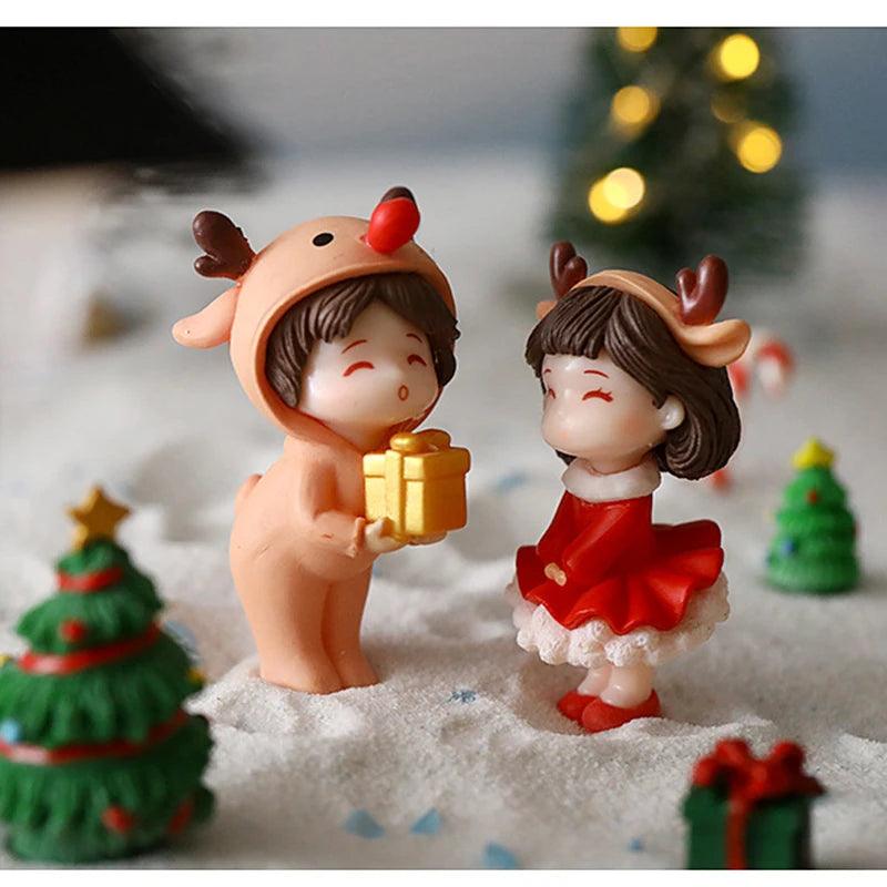 Cute Christmas couple doll