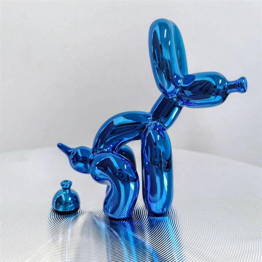 Statue de caca de chiot BalloonDog | Accessoire d'intérieur moderne
