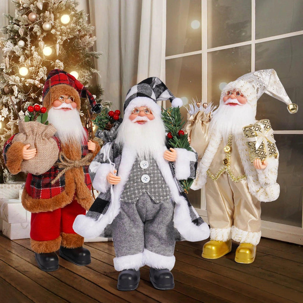 Pupazzo di Babbo Natale Decorazione Albero di Natale