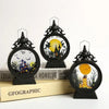 Gotisch Vintage Kasteel LED Lantaarn met Heks & Pompoen | Halloween Tafelstuk