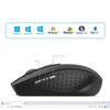 Wireless mouse - Silent, adjustable DPI, portable office mouse for PC, laptop & MacBook