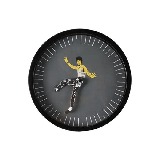 Horloge murale Kung Fu