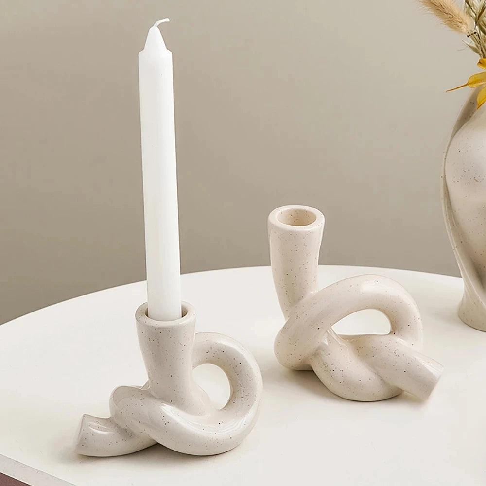 Decorative table candle holders for home & Christmas decoration